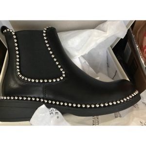 Black Studded Ankle Boots